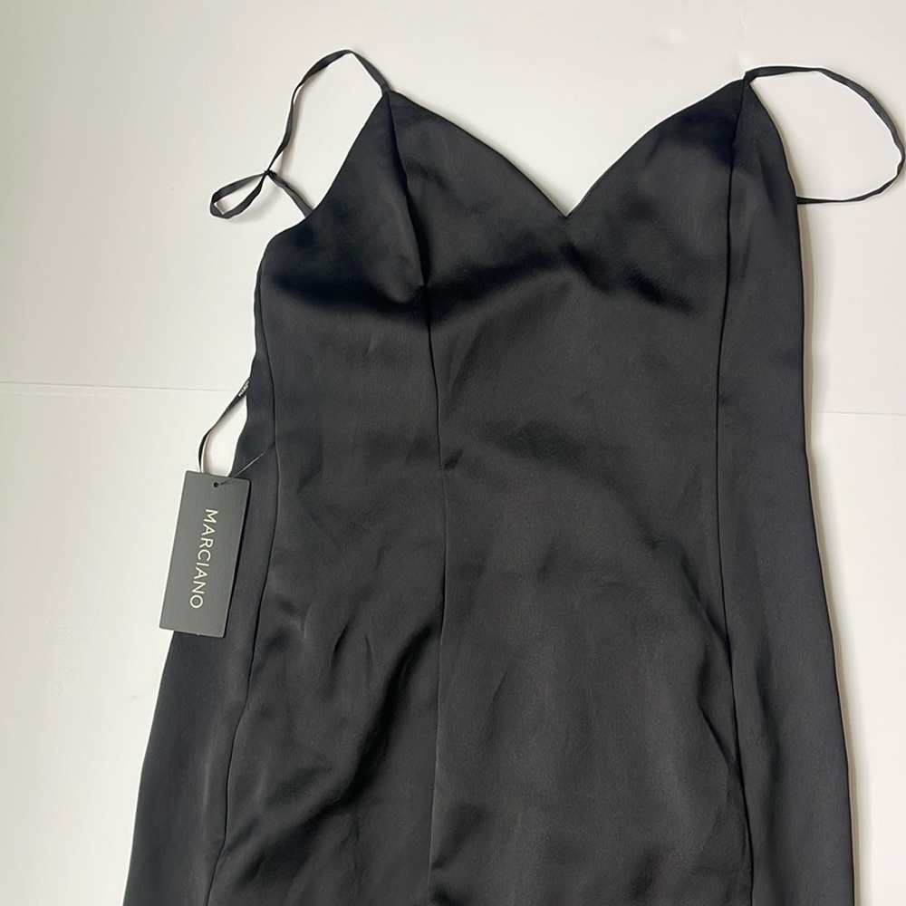 Marciano Guess Black Diana Maxi Dress NWT Sz Medium - Picture 12 of 15